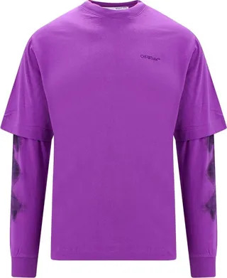 Off-White Logo Detailed Crewneck T-Shirt