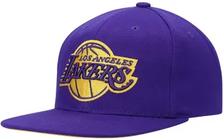 Men's Mitchell & Ness Purple Los Angeles Lakers Two Tonal Snapback Hat