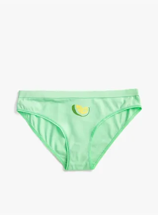 Cotton Printed Brief Panties