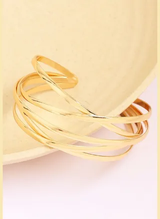 Gold Plated Designer Casual Bracelet For Women