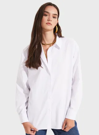 Oversized Button Down Shirt