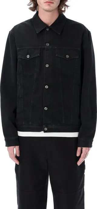 Off-White Button-Up Denim Jacket