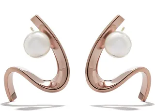 18kt rose gold TASAKI Atelier Cascade Akoya pearl earrings
