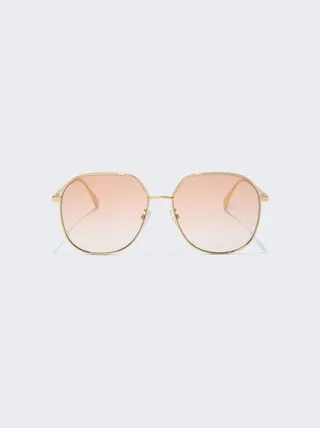 Sunglasses Shiny Gold And Bordeaux