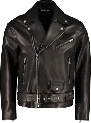 Belted Leather Jacket