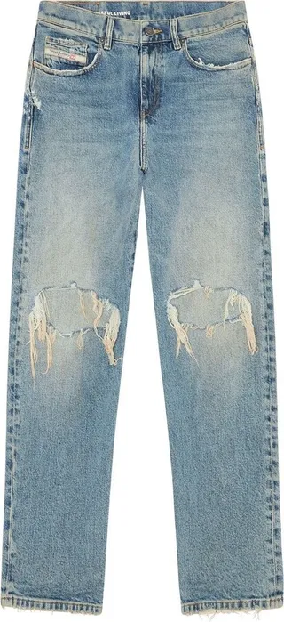 Distressed Cropped Boyfriend Jeans