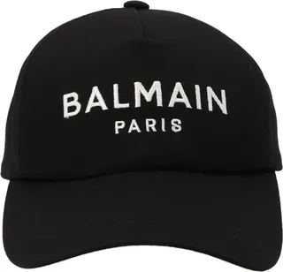 Balmain Logo Embroidered Baseball Cap