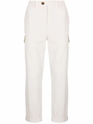 Corduroy Straight-Leg Trousers