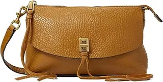 Rebecca Minkoff Darren Top Zip Crossbody (Caramello) Cross Body Handbags