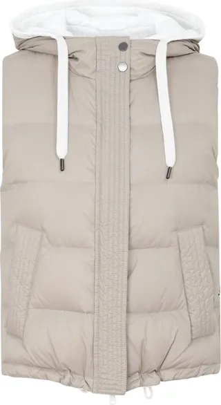 Brunello Cucinelli Hooded Puffer Vest