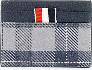 Thom Browne Check-Printed Cardholder
