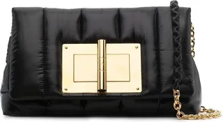large Natalia quilted leather shoulder bag