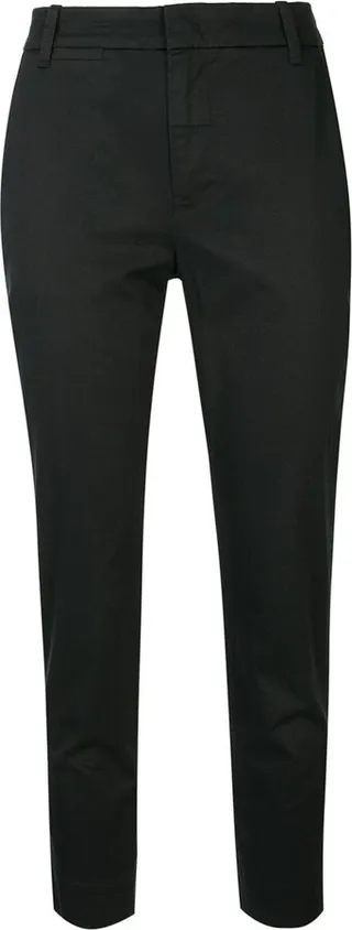 Cropped Slim-Fit Chinos