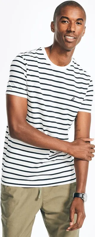 Striped Crewneck T-Shirt