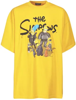 The Simpsons TM oversized jersey t-shirt