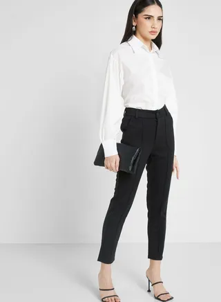 Front Pleat Pants