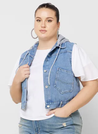 Sleeveless Denim Jacket