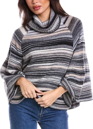 Trina Turk Orpheum Wool-Blend Cape