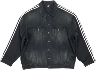 X Adidas Side-Stripe Denim Jacket