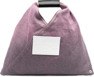 Embossed Logo-Patch Tote Bag