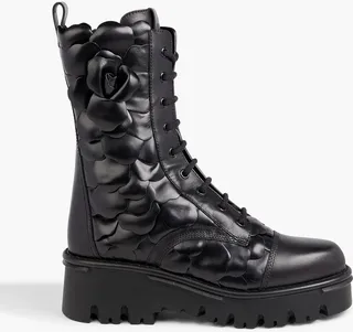Atelier 03 Rose Edition leather combat boots