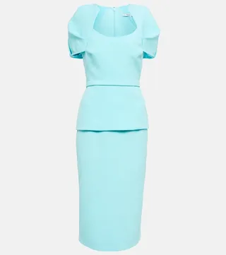 Briante crepe midi dress