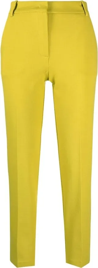 Slim-Cut Cropped Trousers