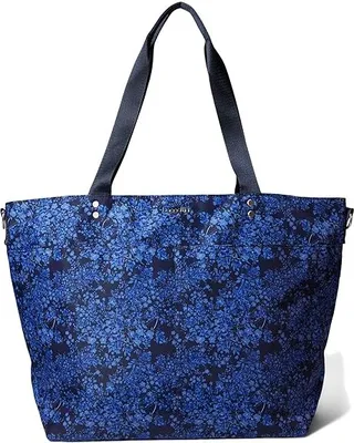 Baggallini Large Carryall Tote (Ink Hydrangea) Handbags
