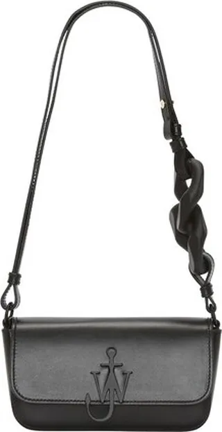 Anchor Chain Baguette - Leather Shoulder Bag