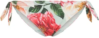 Camellia floral-print bikini briefs