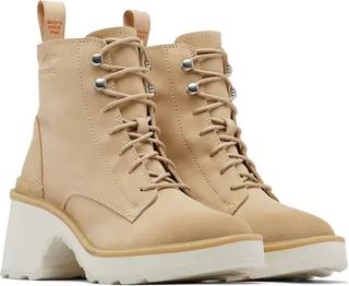 Sorel Hi-Line Heel Lace Suede & Leather Boot