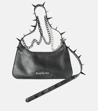 Platt Spike Mini leather shoulder bag