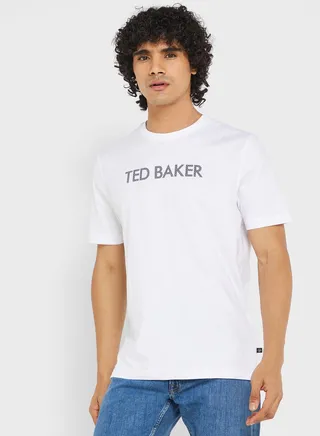 Slogan Crew Neck T-Shirt
