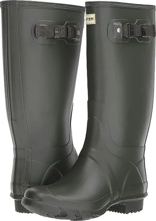 Hunter Huntress Field Boot (Dark Olive) Women's Rain Boots