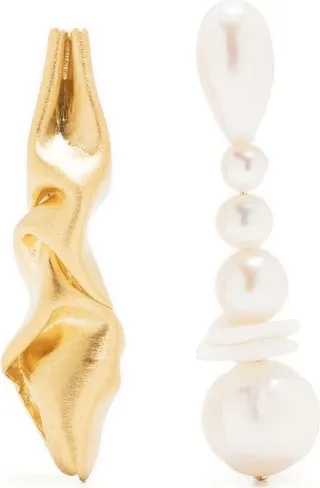 "Notsobig" Crumple drop earrings