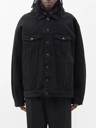Oversized Selvedge-denim Jacket