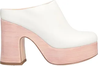 Mules & Clogs White
