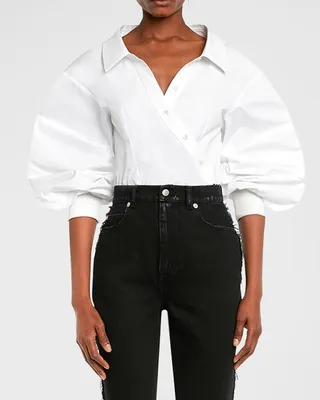 Twisted Collared Shirt