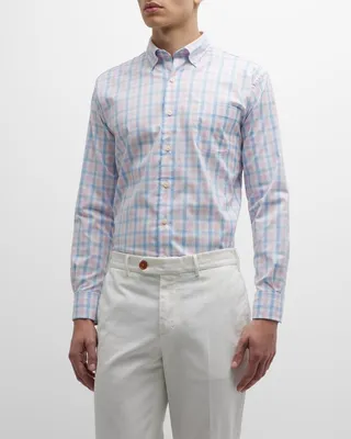 Men's Mackinac Cotton-Stretch Pocket Sport Shirt