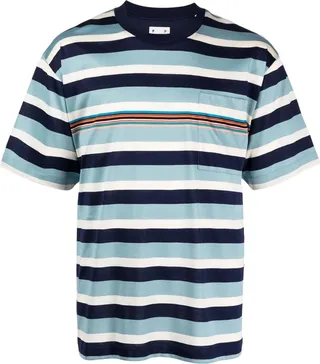 striped cotton T-shirt