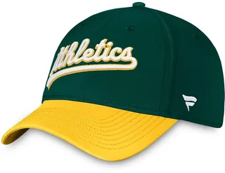 Men's Green and Gold-Tone Oakland Athletics Core Flex Hat