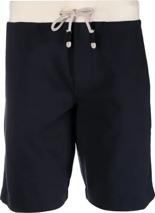 Drawstring Waistband Track Shorts