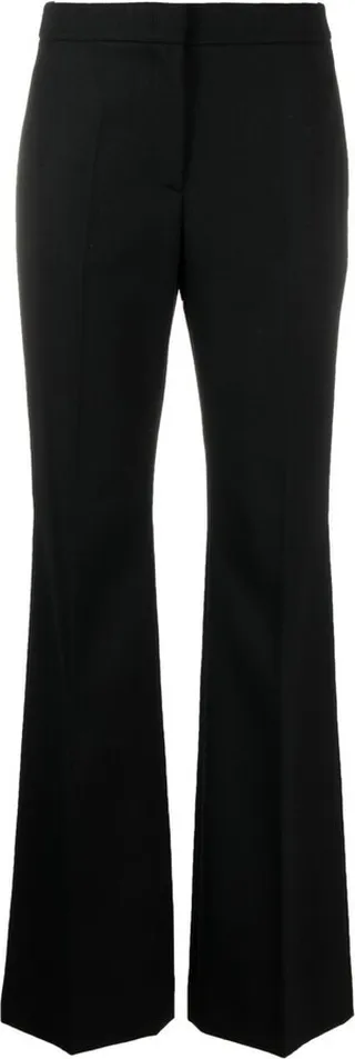 High-Waisted Straight-Leg Trousers