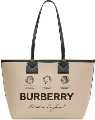 Small Heritage gabardine tote bag