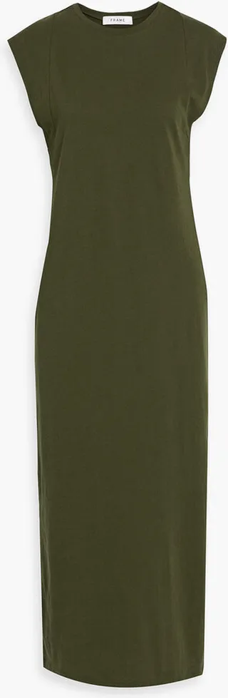 Le Muscle cotton-jersey midi dress