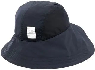 Logo-Patch Cotton Bucket Hat