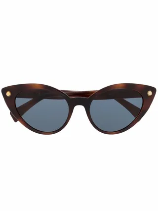 Cat-Eye Tortoiseshell Effect Sunglasses