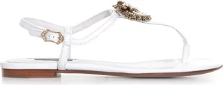 Devotion Flip Flops In Nappa Leather