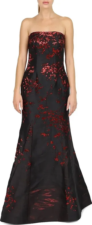 Jacquard Mermaid Gown