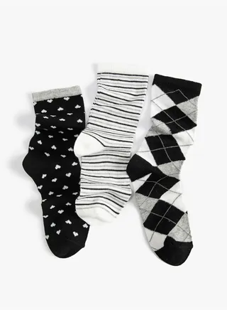 Socks Multicolor Three-Pack